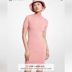 NWOT powder blush Michal kors Dress